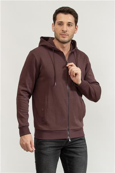 Boss C-Spence 01 Erkek Fermuarlı Sweatshirt