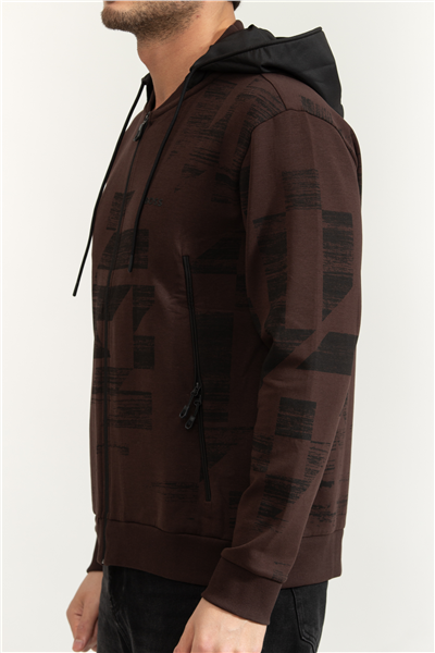 Boss Erkek Fermuarlı Sweatshirt