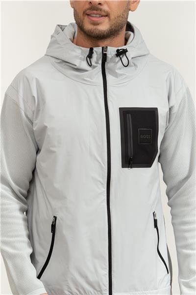 Boss Erkek Fermuarlı Sweatshirt