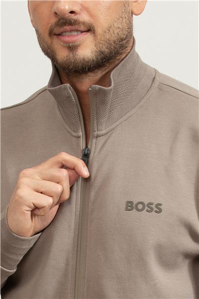 Boss Erkek Fermuarlı Sweatshirt