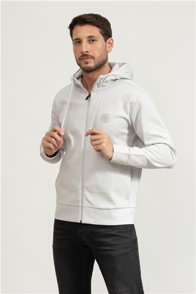 Boss Erkek Fermuarlı Sweatshirt