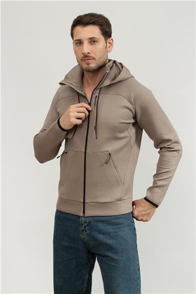 Boss Erkek Fermuarlı Sweatshirt