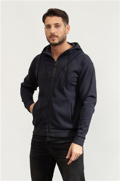 Boss Erkek Fermuarlı Sweatshirt