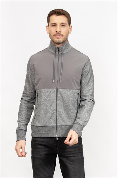 Boss Erkek Fermuarlı Sweatshirt