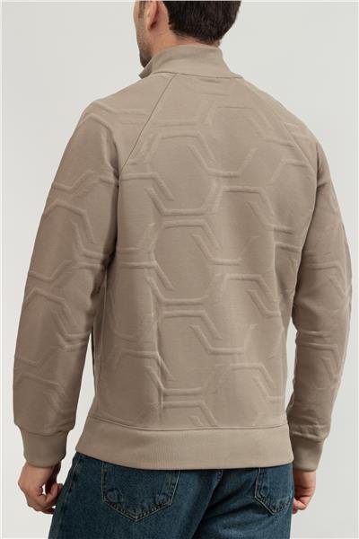 Boss Erkek Fermuarlı Sweatshirt