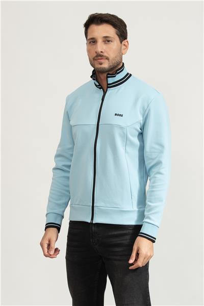 Boss Erkek Fermuarlı Sweatshirt