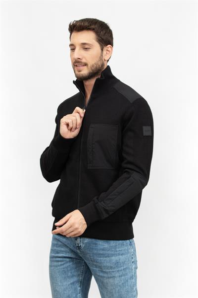 Boss Erkek Fermuarlı Sweatshirt