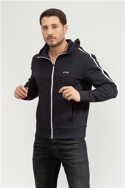 Boss Erkek Fermuarlı Sweatshirt