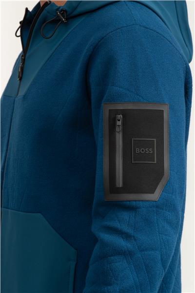 Boss Erkek Fermuarlı Sweatshirt