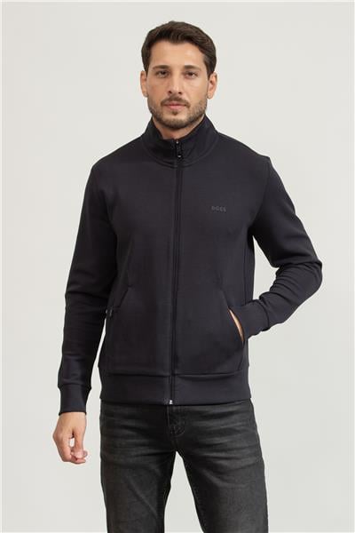 Boss Erkek Fermuarlı Sweatshirt