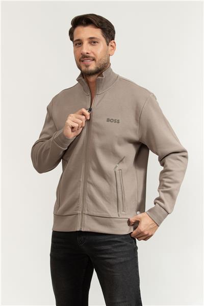 Boss Erkek Fermuarlı Sweatshirt