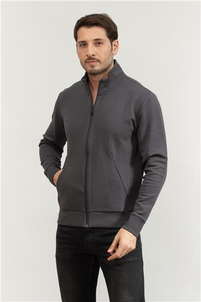 Boss Erkek Fermuarlı Sweatshirt