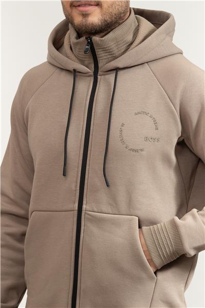 Boss Erkek Fermuarlı Sweatshirt