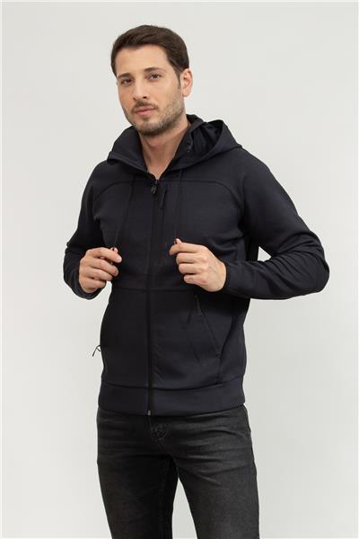 Boss Erkek Fermuarlı Sweatshirt