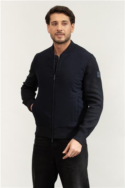 Boss Erkek Fermuarlı Sweatshirt