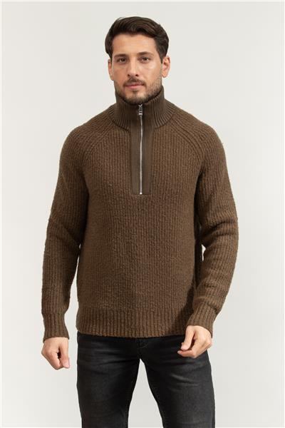 Boss Erkek Fermuarlı Sweatshirt