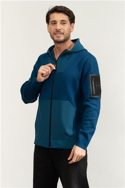 Boss Erkek Fermuarlı Sweatshirt