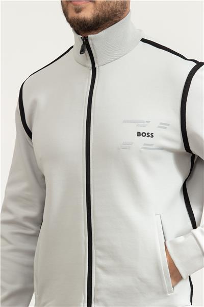 Boss Erkek Fermuarlı Sweatshirt