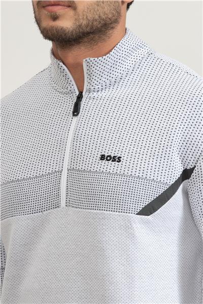 Boss Erkek Fermuarlı Sweatshirt
