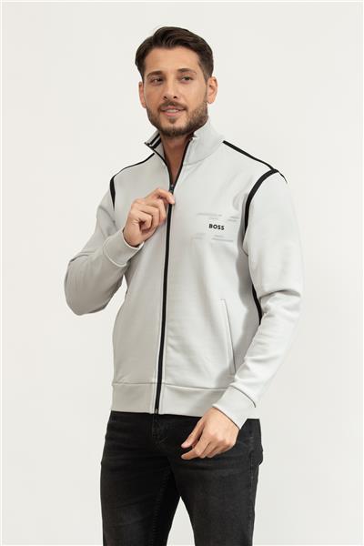 Boss Erkek Fermuarlı Sweatshirt