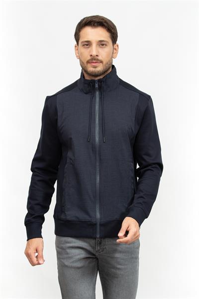 Boss Erkek Fermuarlı Sweatshirt