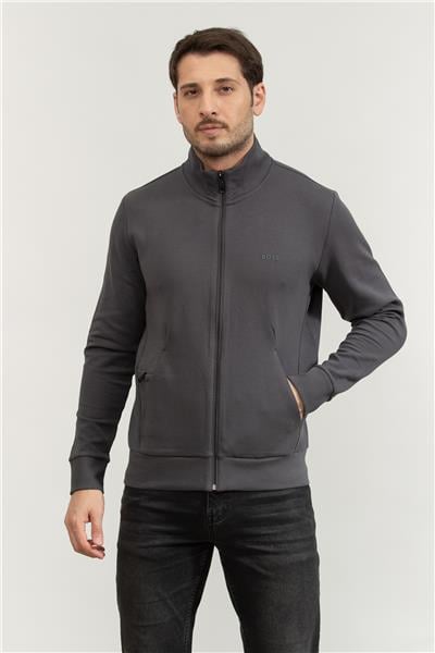 Boss Erkek Fermuarlı Sweatshirt