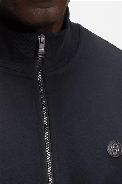 Boss Erkek Fermuarlı Sweatshirt Mavi