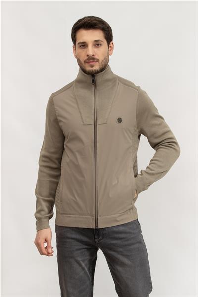 Boss Erkek Fermuarlı Sweatshirt