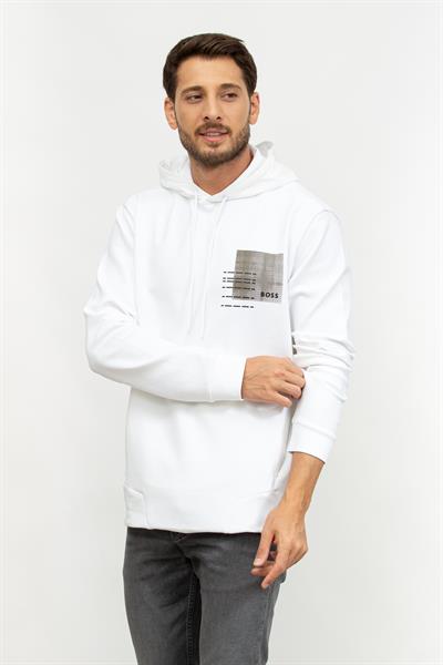 Boss Erkek Kapüşonlu Sweatshirt