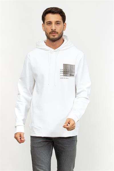 Boss Erkek Kapüşonlu Sweatshirt