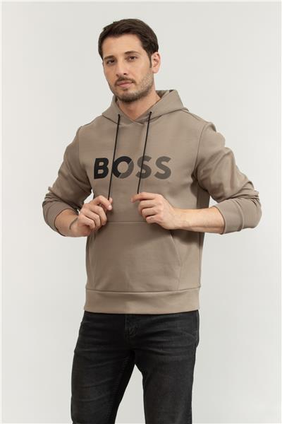 Boss Erkek Kapüşonlu Sweatshirt
