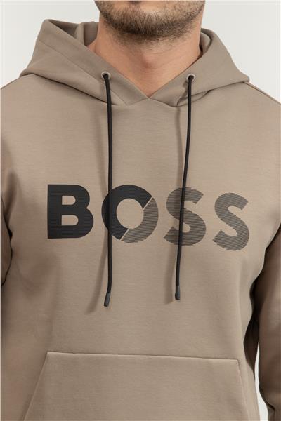Boss Erkek Kapüşonlu Sweatshirt