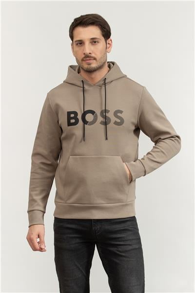 Boss Erkek Kapüşonlu Sweatshirt