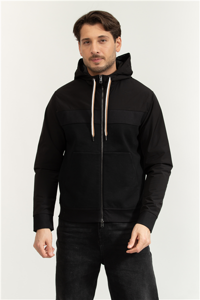 Boss Erkek Kapüşonlu Sweatshirt