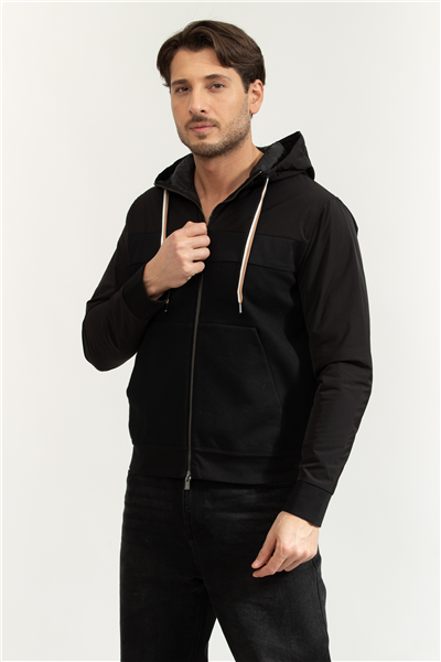 Boss Erkek Kapüşonlu Sweatshirt