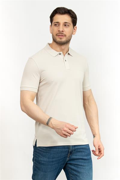 Boss Erkek Polo Yaka T-Shirt Beyaz