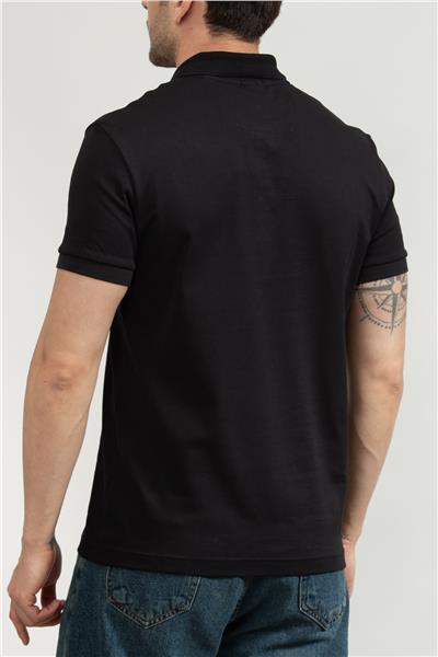 Boss Erkek Polo Yaka T-Shirt Siyah