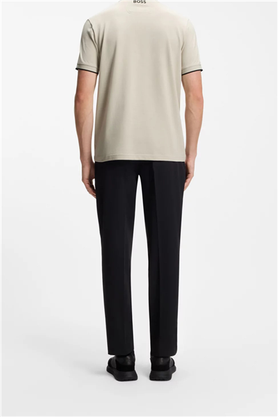 Boss Erkek Polo Yaka T-Shirt Bej