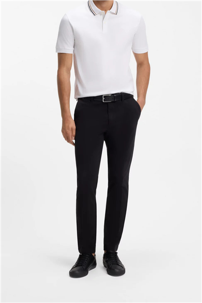 Boss Erkek Polo Yaka T-Shirt Beyaz