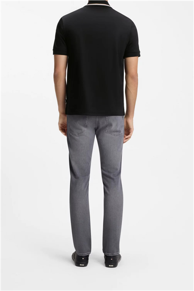 Boss Erkek Polo Yaka T-Shirt Siyah