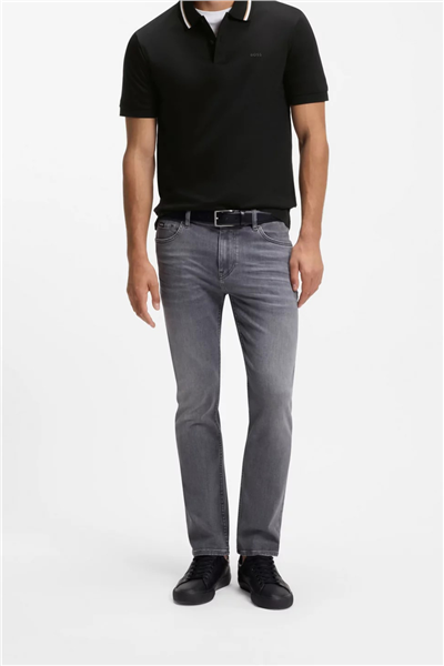 Boss Erkek Polo Yaka T-Shirt Siyah