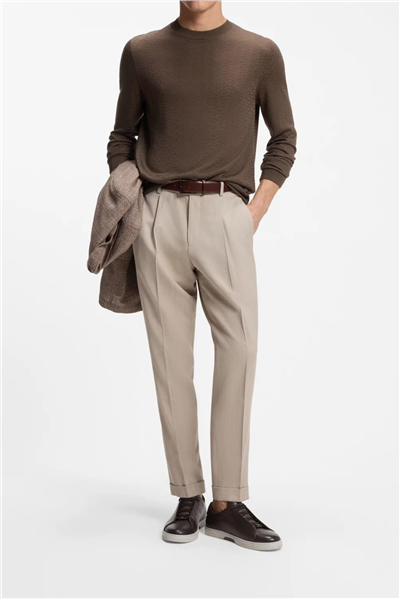 BOSS Gary L Tenn Buhd Erkek Sneaker Kahverengi