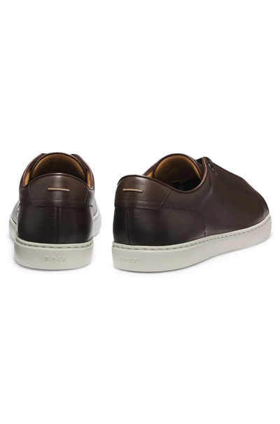 BOSS Gary L Tenn Buhd Erkek Sneaker Kahverengi