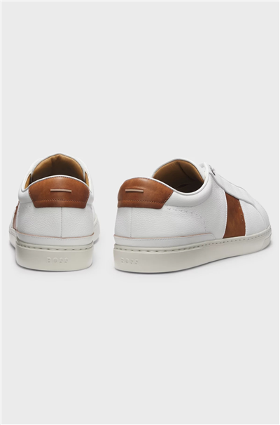 BOSS Gary L Tenn Grhdamf Erkek Sneaker Beyaz