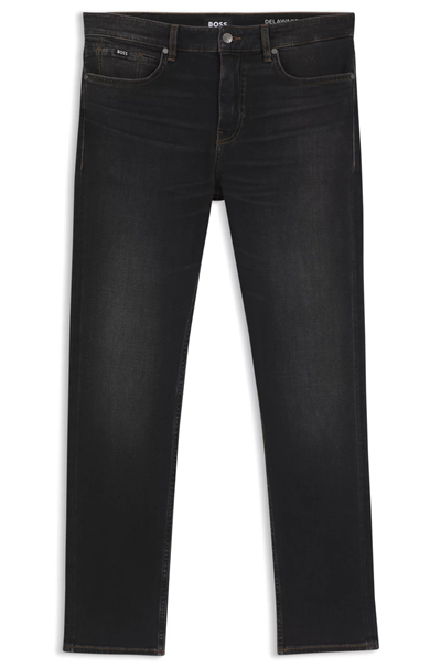 BOSS H Delaware Erkek Jean Pantolon Siyah