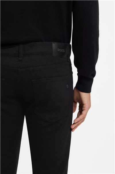 BOSS H Delaware Erkek Jean Pantolon Siyah