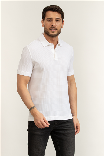 Boss H Pack 237 Erkek Polo Yaka T-Shirt Beyaz