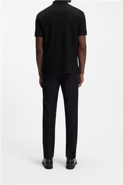 Boss H Parlay 236 Erkek Polo Yaka T-Shirt Siyah