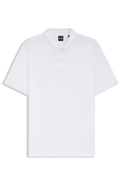 Boss H Parlay 236 Erkek Polo Yaka T-Shirt Beyaz