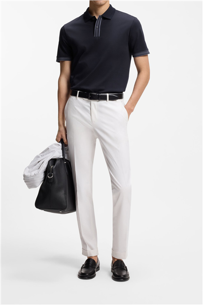 Boss H Parlay 238 Erkek Polo Yaka T-Shirt Mavi